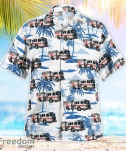 Yakima, Yakima County, Washington, Yakima Fire Department Tropical 3D Hawaiian Shirt Gift For Summer Product Photo 3