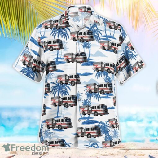 Yakima, Yakima County, Washington, Yakima Fire Department Tropical 3D Hawaiian Shirt Gift For Summer Product Photo 3