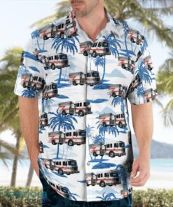 Yakima, Yakima County, Washington, Yakima Fire Department Tropical 3D Hawaiian Shirt Gift For Summer Product Photo 4