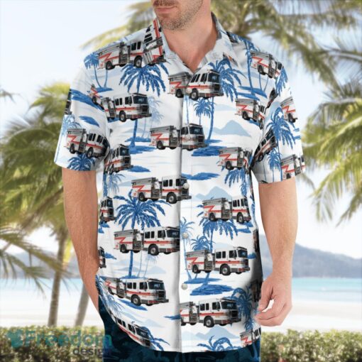 Yakima, Yakima County, Washington, Yakima Fire Department Tropical 3D Hawaiian Shirt Gift For Summer Product Photo 4