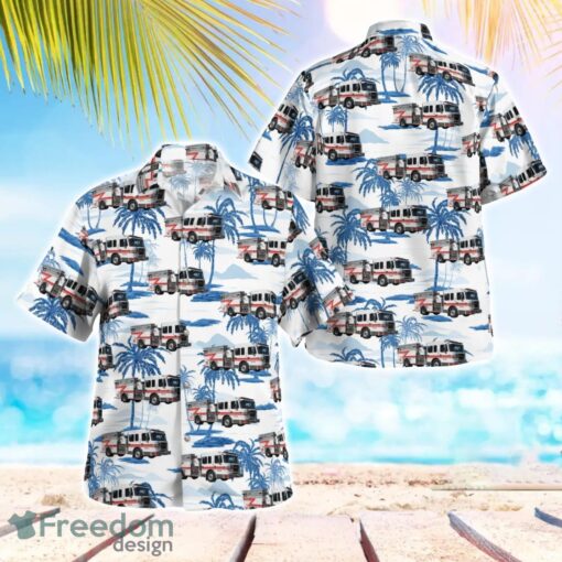 Yakima, Yakima County, Washington, Yakima Fire Department Tropical 3D Hawaiian Shirt Gift For Summer Product Photo 1