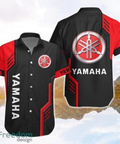 Yamaha Logo Red Black Hawaiian Shirt For Men And Women