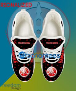Yamaha Motorcycle Sport Sneaker Vibe Custom Name Gift Max Soul Shoes USA Flag Star New For Fans - Yamaha Motorcycle Running Shoes New Trending Personalized Photo 2