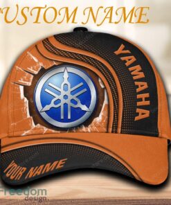 Yamaha Special 3D Hat And Cap Orange Full Print Custom Name