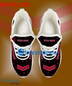 Yanmar Tractor Chunky Sneaker Streetstyle Custom Name Gift Max Soul Shoes USA Flag Star New For Fans - Yanmar Tractor Running Shoes New Trending Personalized Photo 2
