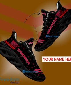 Yanmar Tractor Chunky Sneaker Streetstyle Custom Name Gift Max Soul Shoes USA Flag Star New For Fans