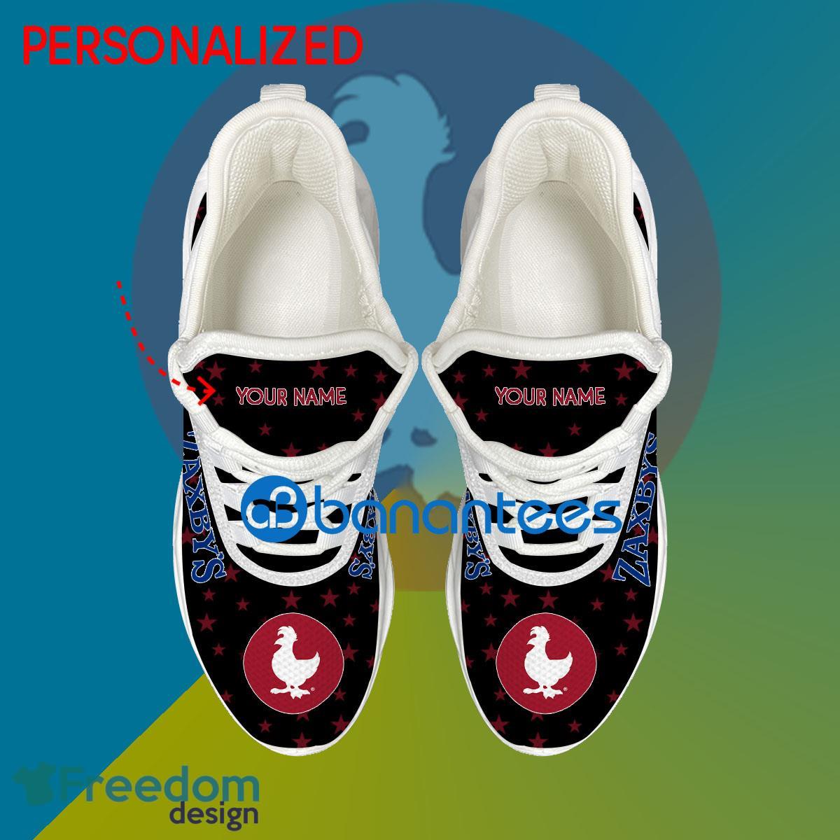 ZAXBY'S Running Sneaker Artistry Custom Name Gift Max Soul Shoes USA Flag Star New For Fans image ZAXBY'S Running Sneaker Artistry Custom Name Gift Max Soul Shoes USA Flag Star New For Fans