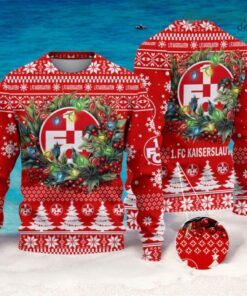 1. FC Kaiserslautern Christmas Ugly Sweater 3D Gift For Men And Women