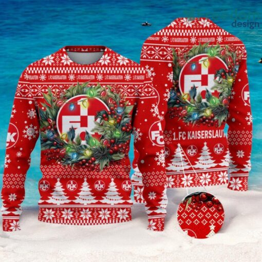 1. FC Kaiserslautern Christmas Ugly Sweater 3D Gift For Men And Women Product Photo 1