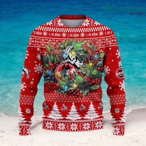 1. FC Koln Christmas Ugly Sweater 3D Gift For Men And Women Product Photo 2