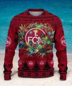 1. FC Nurnberg Christmas Ugly Sweater 3D Gift For Men And Women Product Photo 2