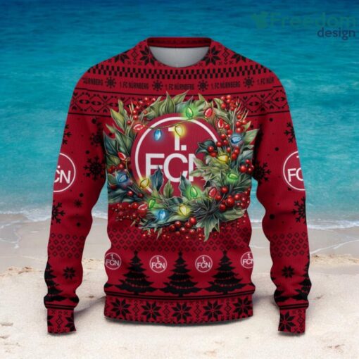 1. FC Nurnberg Christmas Ugly Sweater 3D Gift For Men And Women Product Photo 2