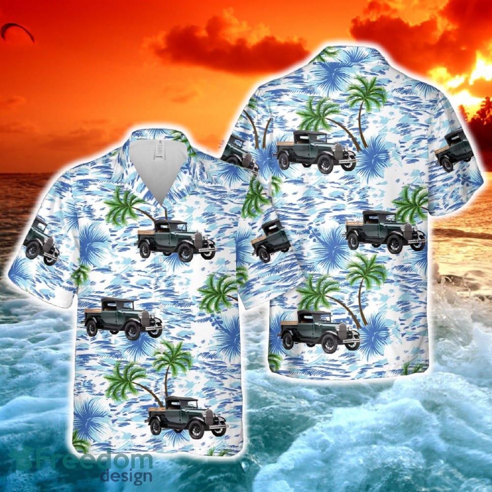 1928 Ford Model A Roadster Pickup Truck Hawaiian Shirt image 1928 Ford Model A Roadster Pickup Truck Hawaiian Shirt - 1928 Ford Model A Roadster Pickup Truck Hawaiian Shirt-1