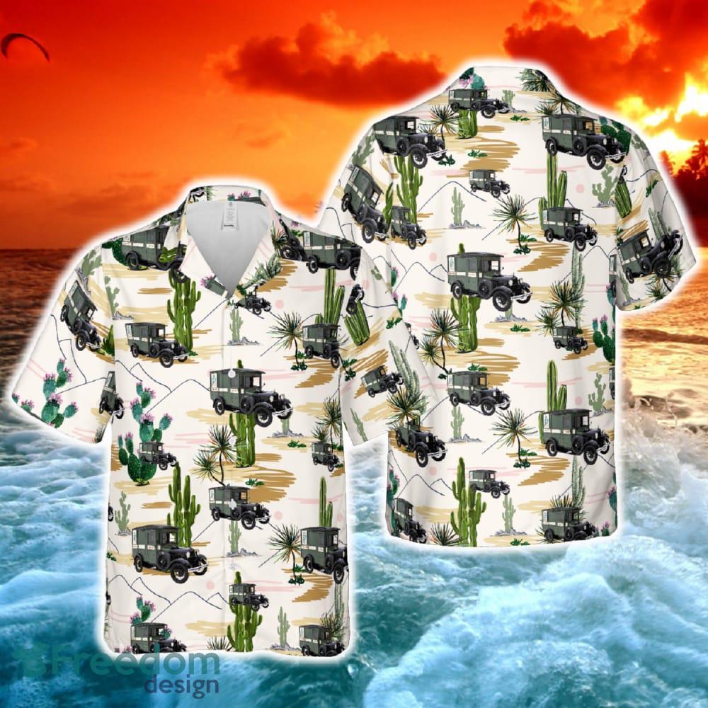 1929 Ford Model A Postal Truck Hawaiian Shirt image 1929 Ford Model A Postal Truck Hawaiian Shirt - 1929 Ford Model A Postal Truck Hawaiian Shirt-1