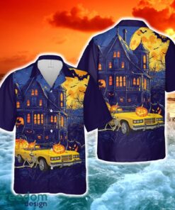 1975 Pontiac Grand Ville Brougham convertible Halloween Hawaiian Shirt