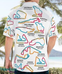 2022 Formula 1 Calendar Beach Hawaiian Shirt Summer Gift Product Photo 2