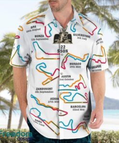 2022 Formula 1 Calendar Beach Hawaiian Shirt Summer Gift Product Photo 4