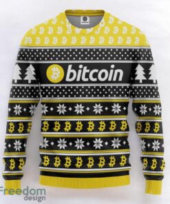 3D Bitcoin Christmas Custom Cosplay Ugly Christmas Sweater 3D Printed Christmas Gift