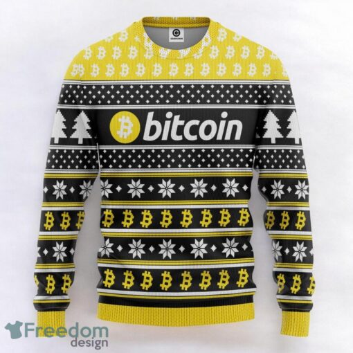 3D Bitcoin Christmas Custom Cosplay Ugly Christmas Sweater 3D Printed Christmas Gift Product Photo 1