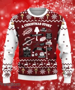 A Christmas Story Gifts Christmas Red White Sweater 3D Sweater Shirt