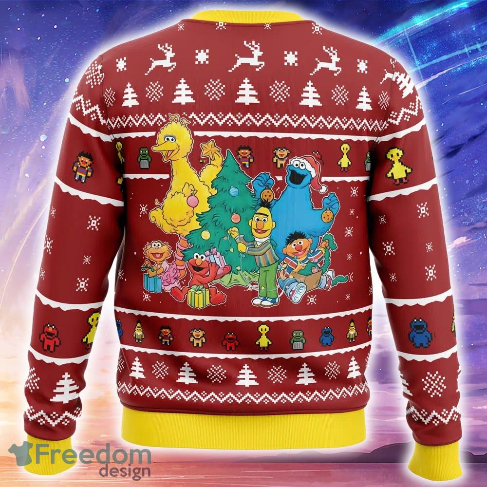 A Sesame Street Christmas Sesame Street Ugly Christmas Sweater Trending Holidays For Men Women Fans image A Sesame Street Christmas Sesame Street Ugly Christmas Sweater Trending Holidays For Men Women Fans - A Sesame Street Christmas Sesame Street Ugly Christmas Sweater_2