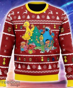 A Sesame Street Christmas Sesame Street Ugly Christmas Sweater Trending Holidays For Men Women Fans