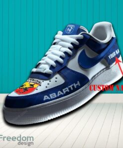 Abarth Air Force 1 Sneaker Blue Hot Trending For Fans AF1 Custom Name