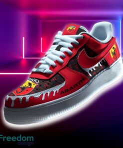 Abarth Car Air Force 1 Sneaker All Over Print For Fans AF1 Shoes
