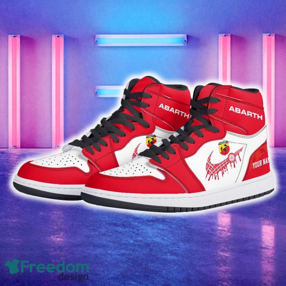 Abarth Car Air Jordan 1 Hightop Shoes New For Fans Gift AJ1 Sneaker Custom Name image Abarth Car Air Jordan 1 Hightop Shoes New For Fans Gift AJ1 Sneaker Custom Name - Abarth Air Jordan 1 Hightop Shoes_5