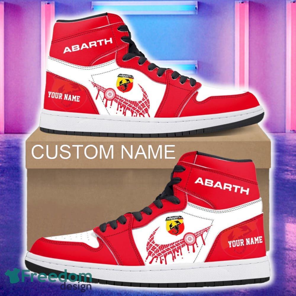 Abarth Car Air Jordan 1 Hightop Shoes New For Fans Gift AJ1 Sneaker Custom Name image Abarth Car Air Jordan 1 Hightop Shoes New For Fans Gift AJ1 Sneaker Custom Name - Abarth Air Jordan 1 Hightop Shoes_4