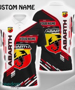 Abarth Car New Trending 3D Polo Shirt For Mens Gift Fans Custom Name
