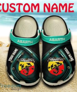 Abarth Clog Shoes Car Full Print For Fans Custom Name Gift Men Women