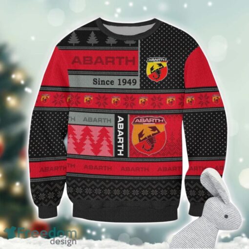 Abarth Logo Ugly Christmas Sweater For Fans Men And Women Christmas Gift Ideas Product Photo 2