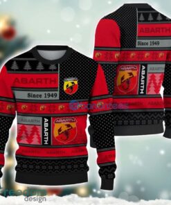 Abarth Logo Ugly Christmas Sweater For Fans Men And Women Christmas Gift Ideas