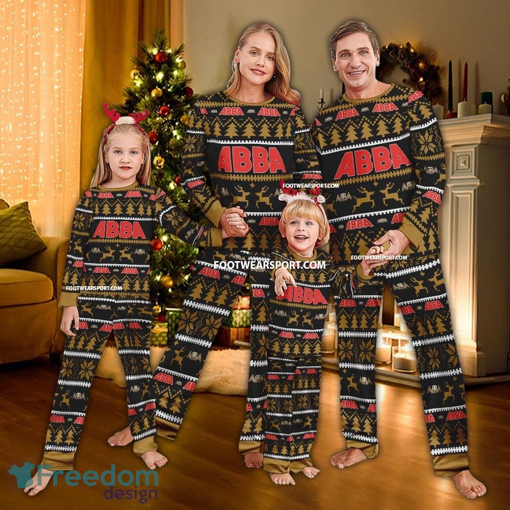 ABBA Band Ugly Christmas Family Pajamas Set image ABBA Band Ugly Christmas Family Pajamas Set - ABBA Band Ugly Christmas Family Pajamas Set