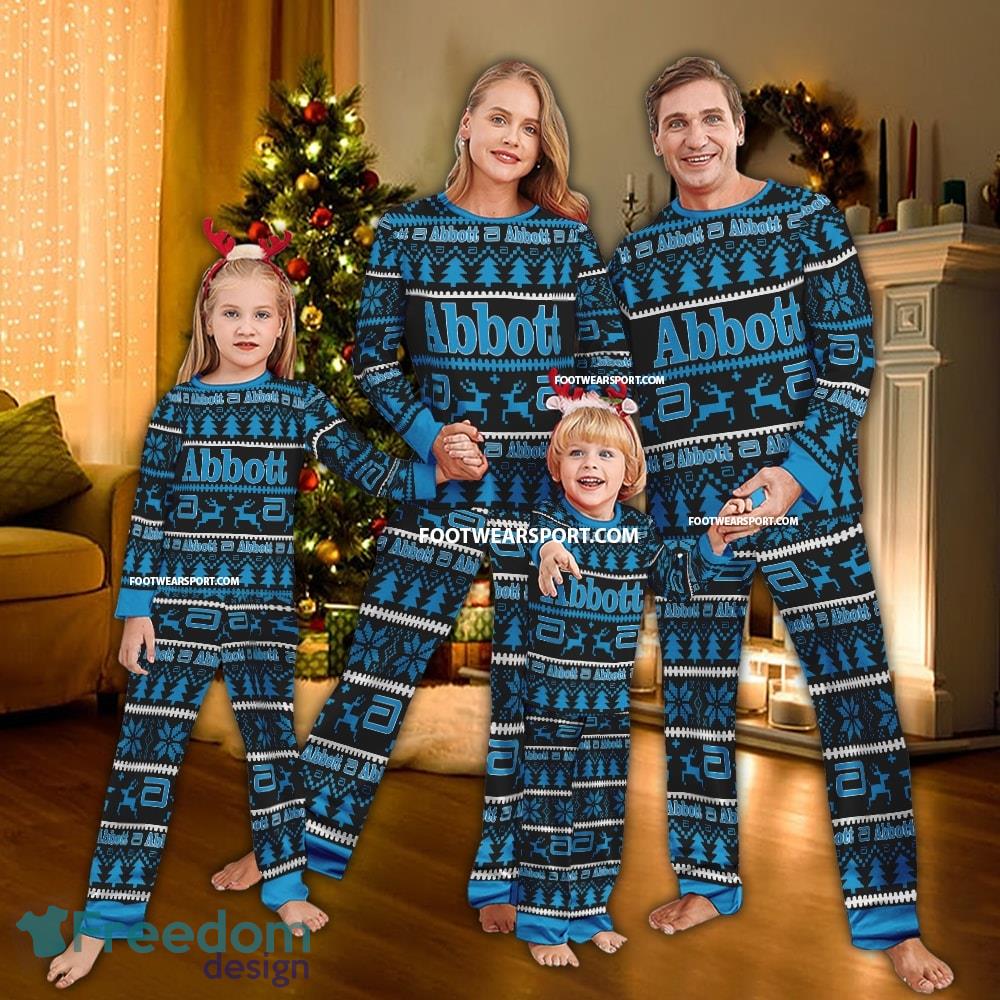 Abbott Pajamas Set Ugly Christmas Gift Family image Abbott Pajamas Set Ugly Christmas Gift Family - Abbott Pajamas Set Ugly Christmas Gift Family