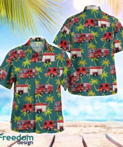 Aberdeen Fire Department Harford County, Maryland Summer Hawaiian Shirt