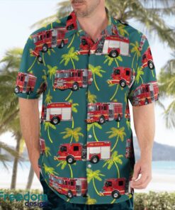 Aberdeen Fire Department Harford County, Maryland Summer Hawaiian Shirt Product Photo 4