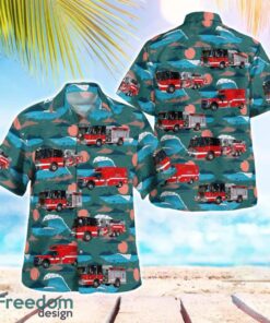 Abington, Plymouth County, Massachusetts, Abington Fire Department Aloha Hawaiian Shirt Beach Gift Shirt