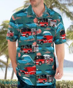 Abington, Plymouth County, Massachusetts, Abington Fire Department Aloha Hawaiian Shirt Beach Gift Shirt Product Photo 4