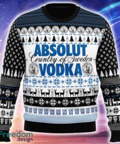 Absolut Vodka Ugly Xmas Sweater Trending Holidays For Men Women Fans