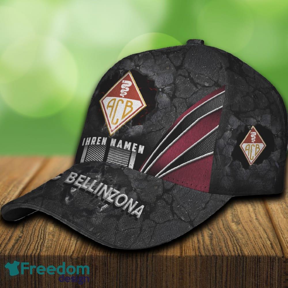 AC Bellinzona Hat Cap Gray 3D Full Print Custom Name For Fans Gift image AC Bellinzona Hat Cap Gray 3D Full Print Custom Name For Fans Gift - AC Bellinzona 3D Hat Cap Gray_3