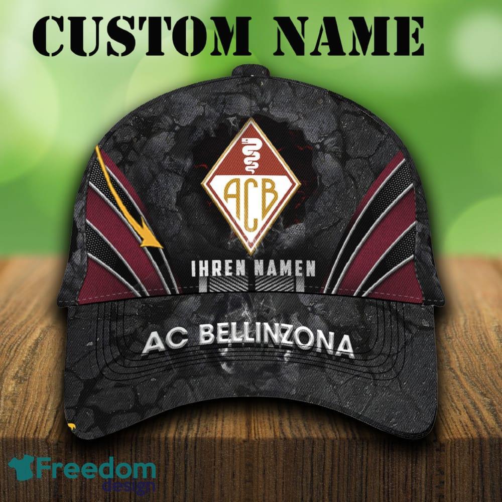 AC Bellinzona Hat Cap Gray 3D Full Print Custom Name For Fans Gift image AC Bellinzona Hat Cap Gray 3D Full Print Custom Name For Fans Gift - AC Bellinzona 3D Hat Cap Gray_1