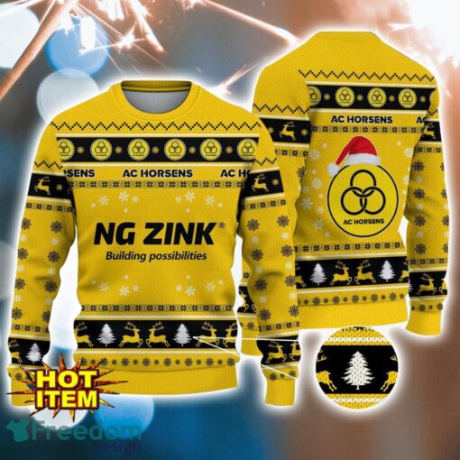 AC Horsens 3D Ugly Christmas Sweater For Men And Women Sport Fans Product Photo 1