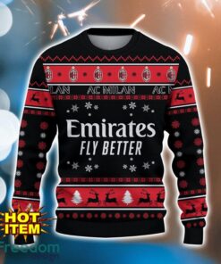 AC Milan 3D Ugly Christmas Sweater For Men And Women Sport Fans Product Photo 2