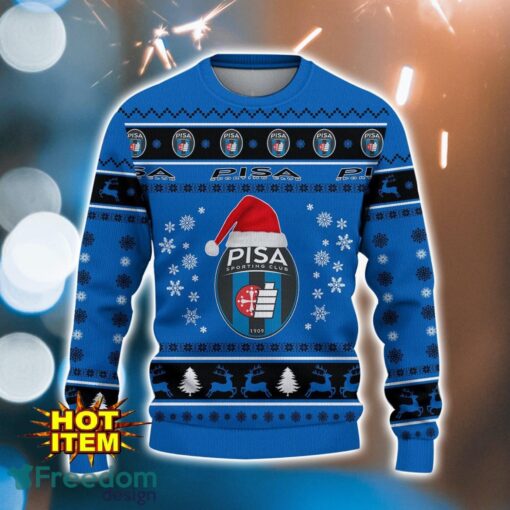 AC Pisa 1909 3D Ugly Christmas Sweater For Men And Women Sport Fans Product Photo 2