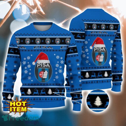 AC Pisa 1909 3D Ugly Christmas Sweater For Men And Women Sport Fans Product Photo 1