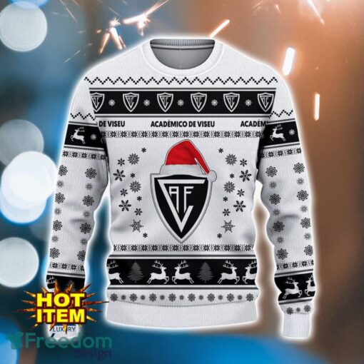 Académico de Viseu 3D Ugly Christmas Sweater For Men And Women Sport Fans Product Photo 2