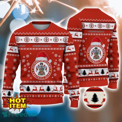 Accrington Stanley 3D Ugly Christmas Sweater For Men And Women Sport Fans Product Photo 1