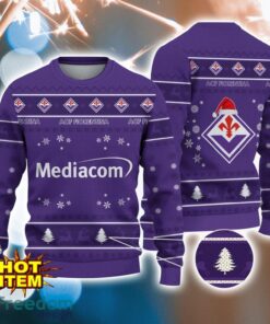 ACF Fiorentina 3D Ugly Christmas  Sweater For Men And Women Sport Fans